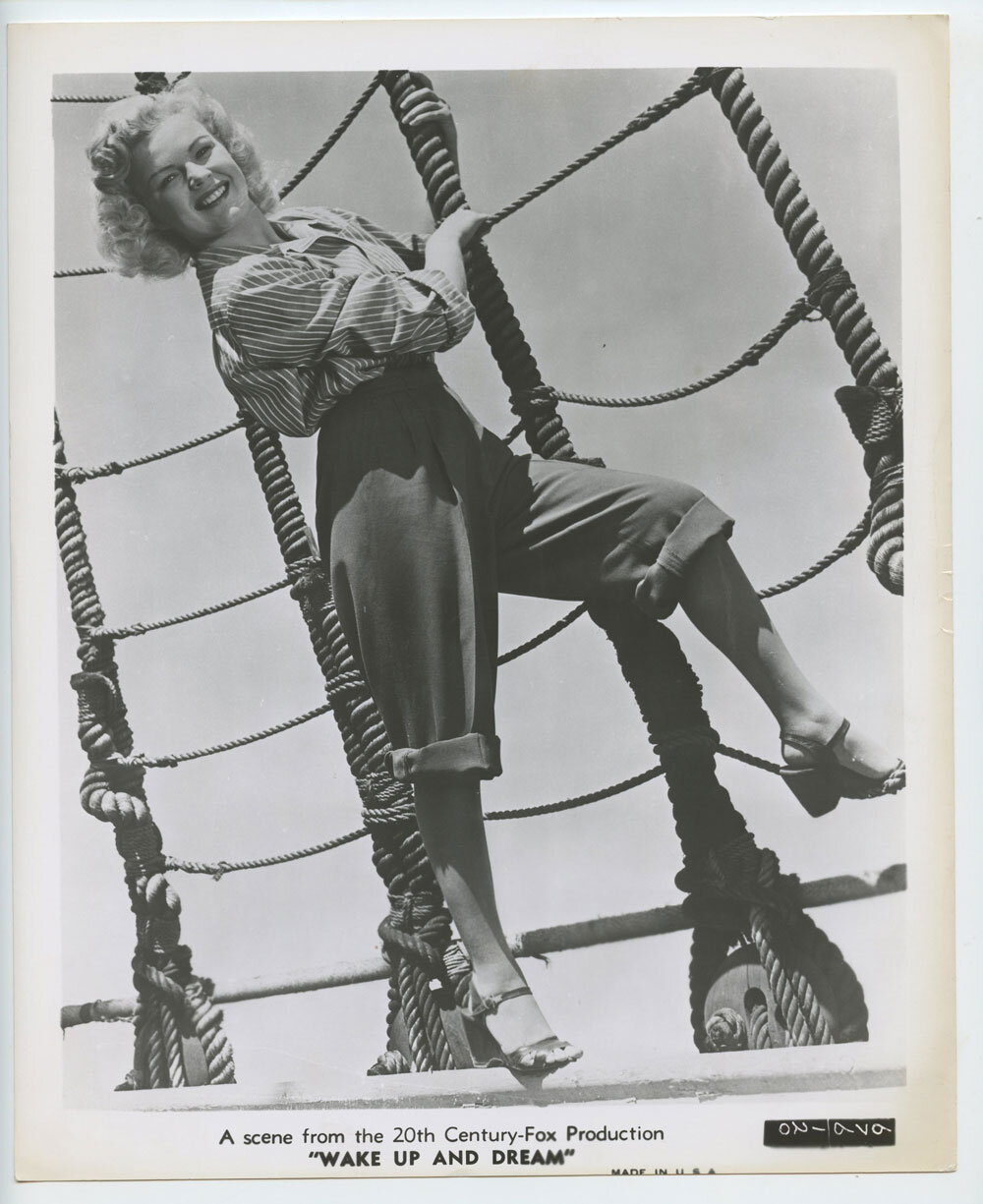 June Haver Photo 1946 Wake Up and Dream Original Vintage