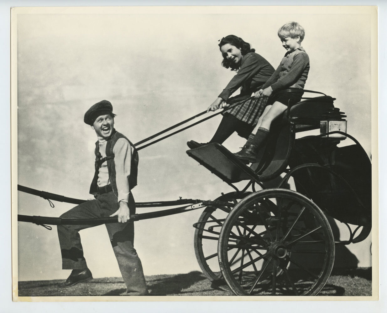 Elizabeth Taylor Mickey Rooney Photo 1944 National Velvet Original Vintage