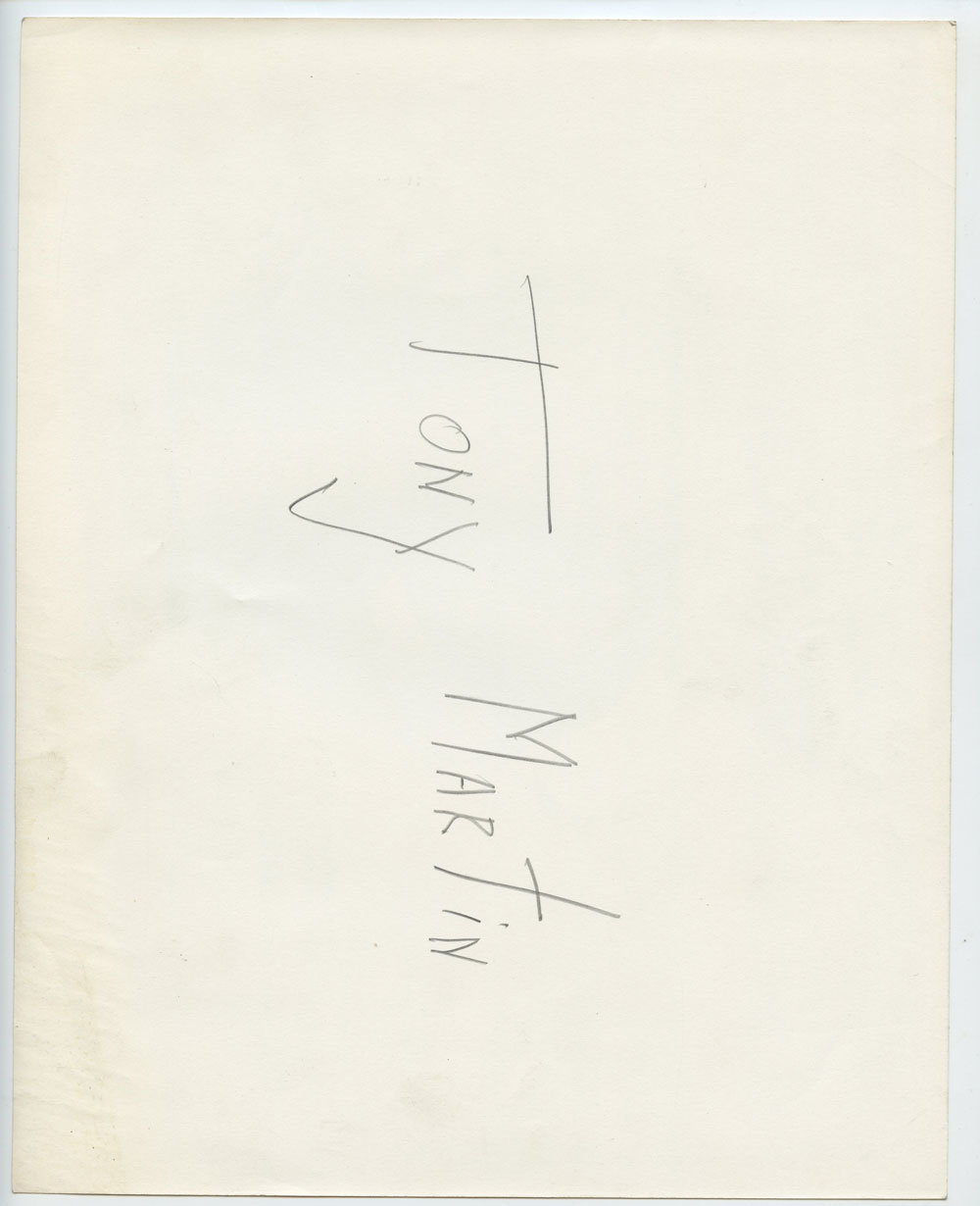 Tony Martin Photo 1946 Till the Clouds Roll By Original Vintage