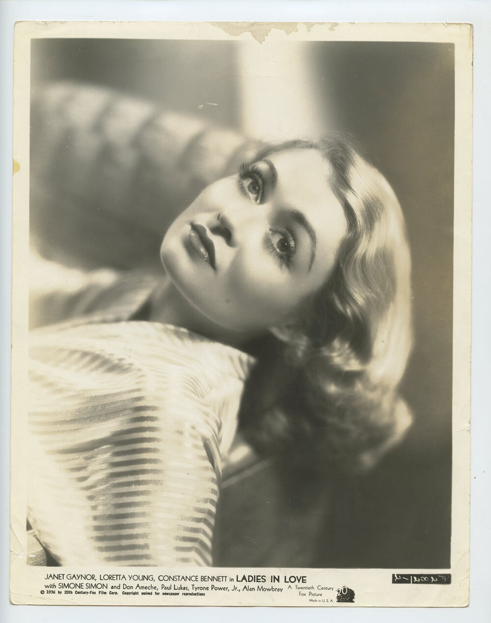 Constance Bennett Photo 1937 Ladies in Love Original Vintage