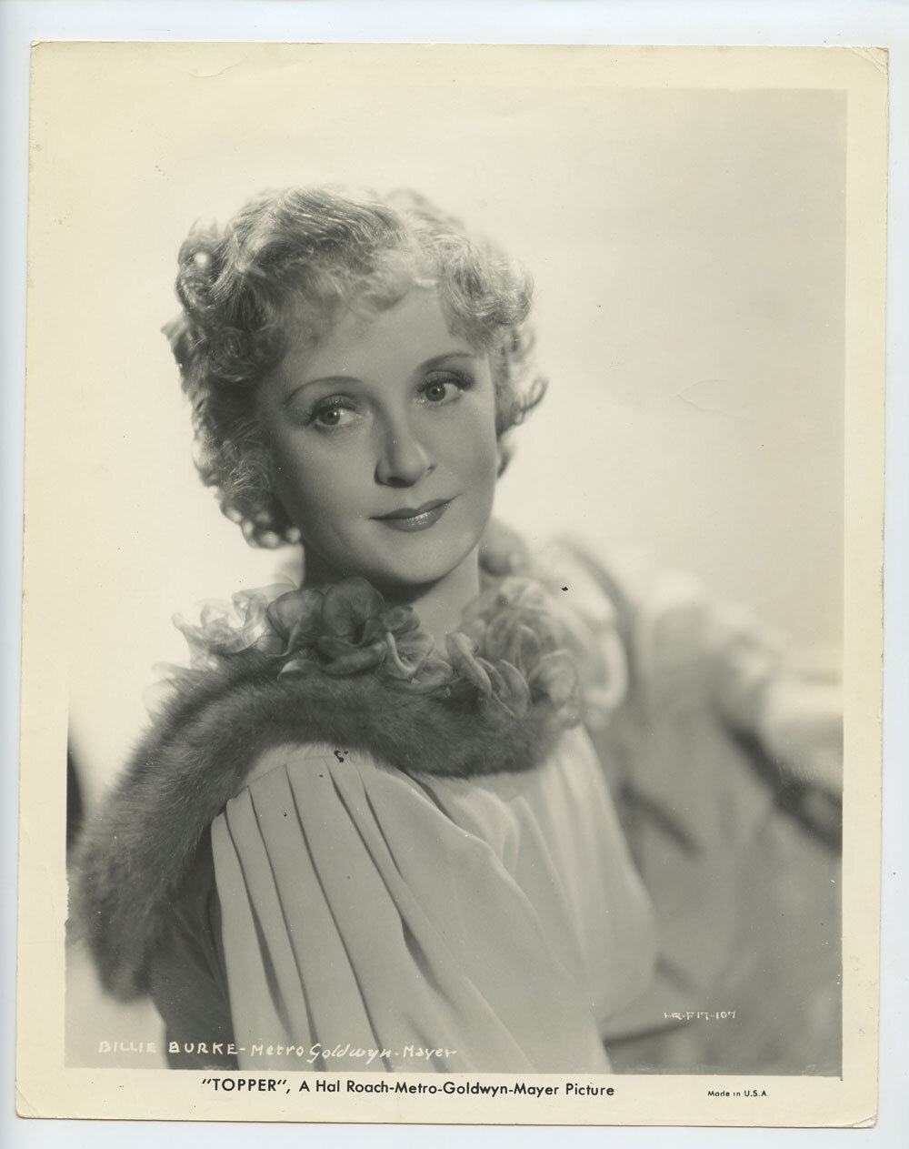 Billie Burke Photo 1937 Topper Original Vintage