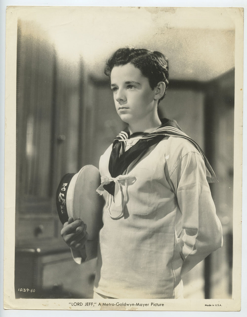 Freddie Bartholomew Photo 1938 Lord Jeff Original Vintage