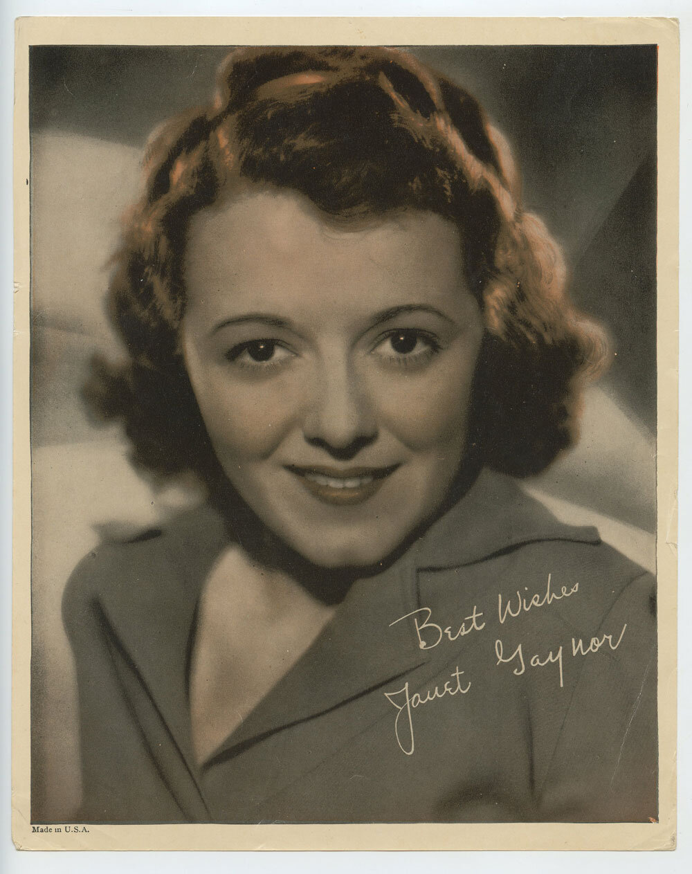 Janet Gaynor Photo Print 1934 Publicity Promo Original Vintage
