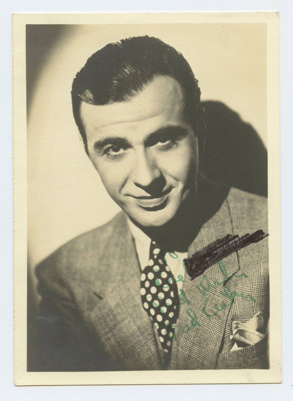 Fred Keating Photo 1930s Autographed Inscribed Original Vintage