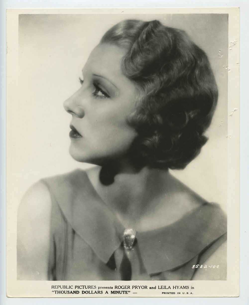 Leila Hyams Photo 1930 1,000 Dollars a Minute Original Vintage