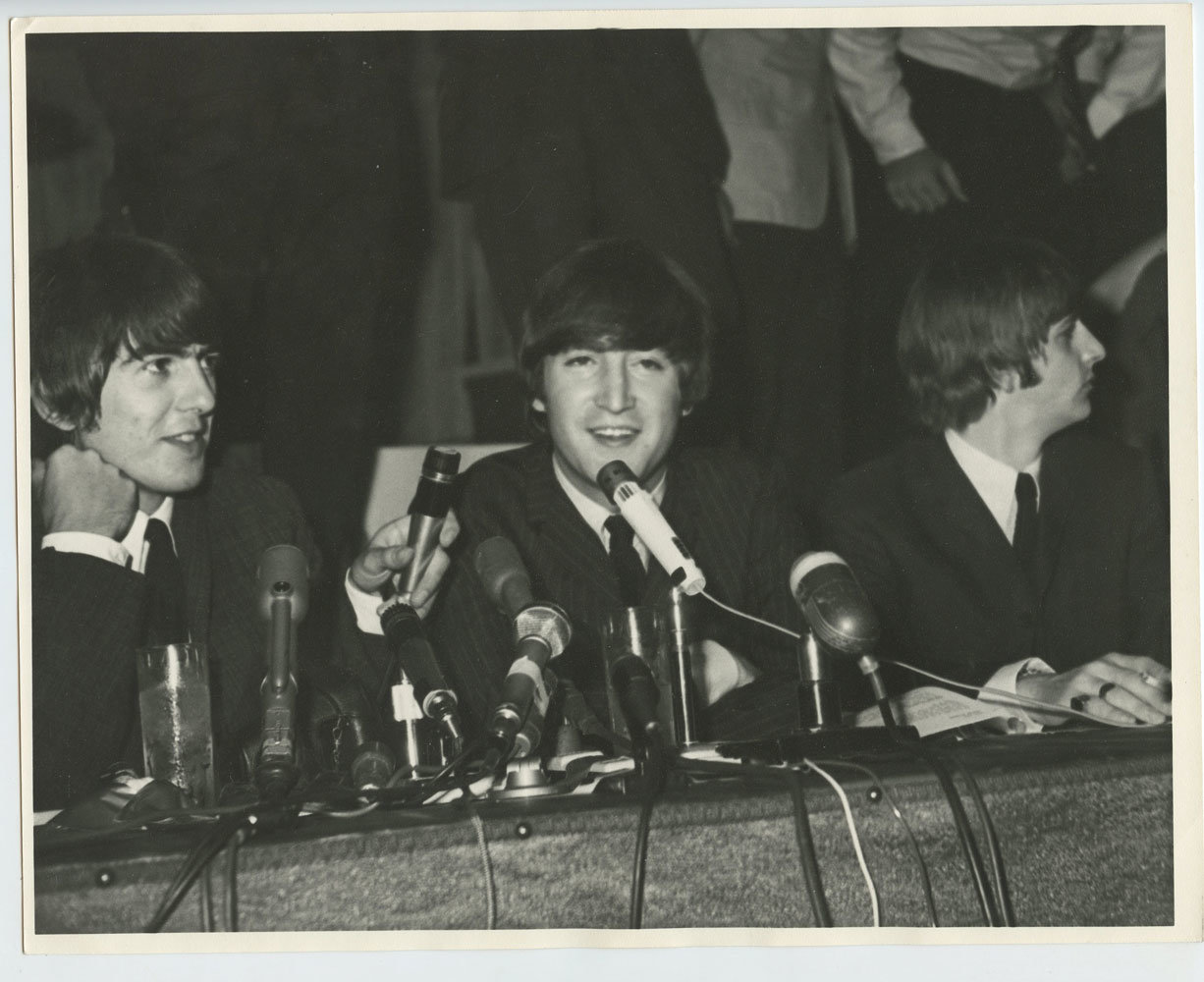 The Beatles Photo 1964 Aug 23 LA Press Conference
