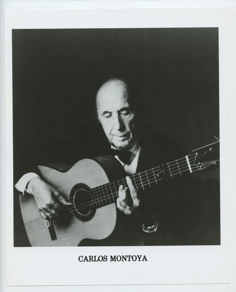 Carlos Montoya Photo 1980's Publicity Promotion