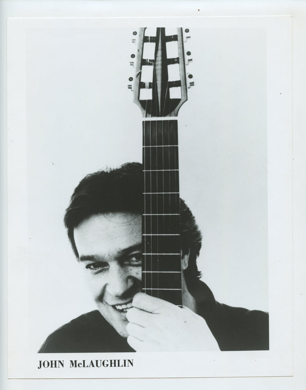 John McLaughlin Photo 1980s Publicity Promotion