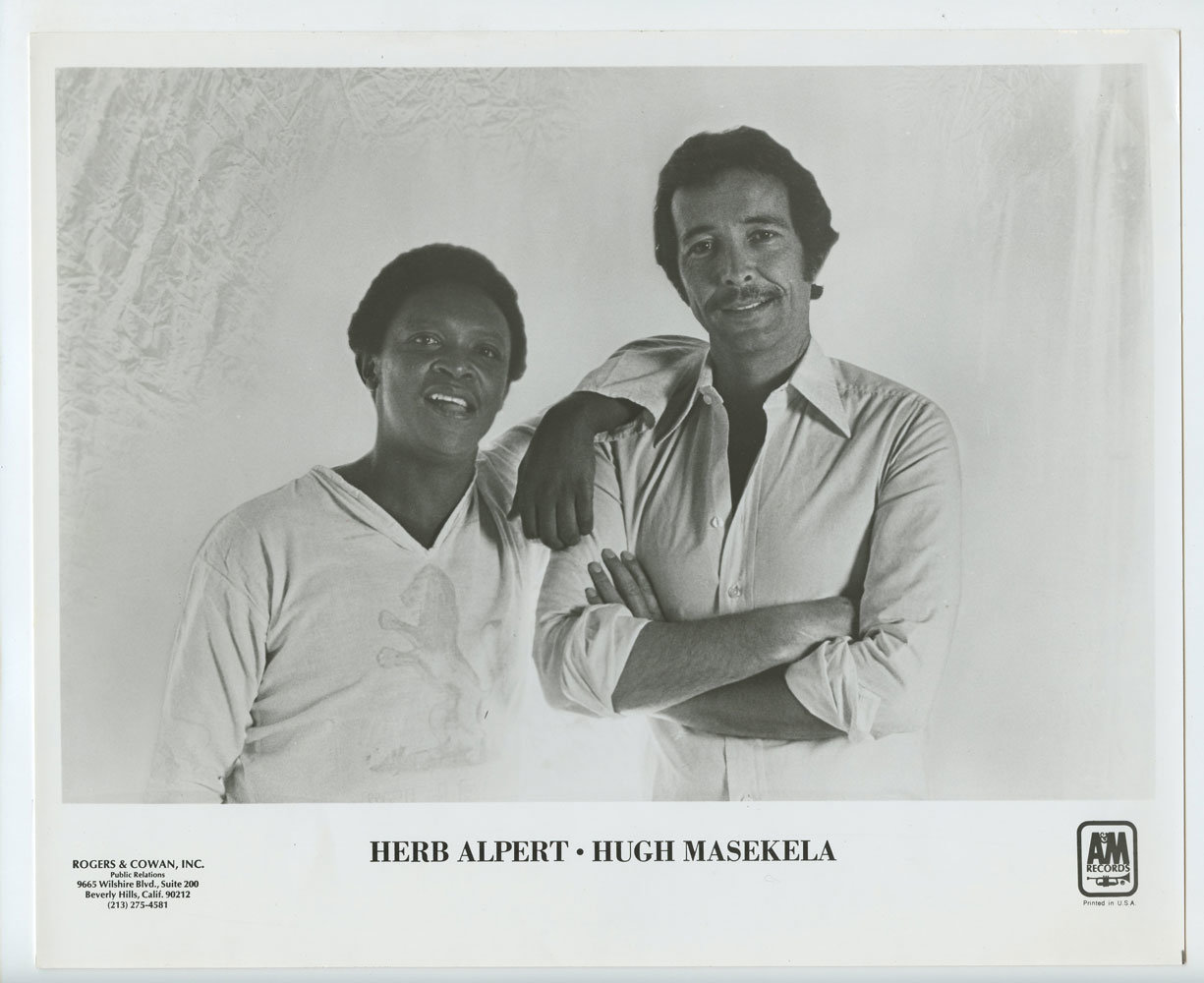 Herb Alpert Hugh Masekela Photo 1978 A&M Records