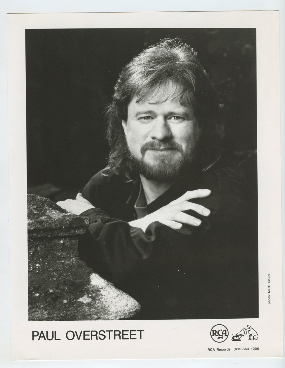 Paul Overstreet Photo 1980s RCA Records