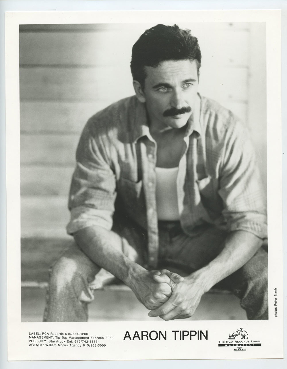 Aaron Tippin Photo 1994 Lookin' Back at Myself RCA Records