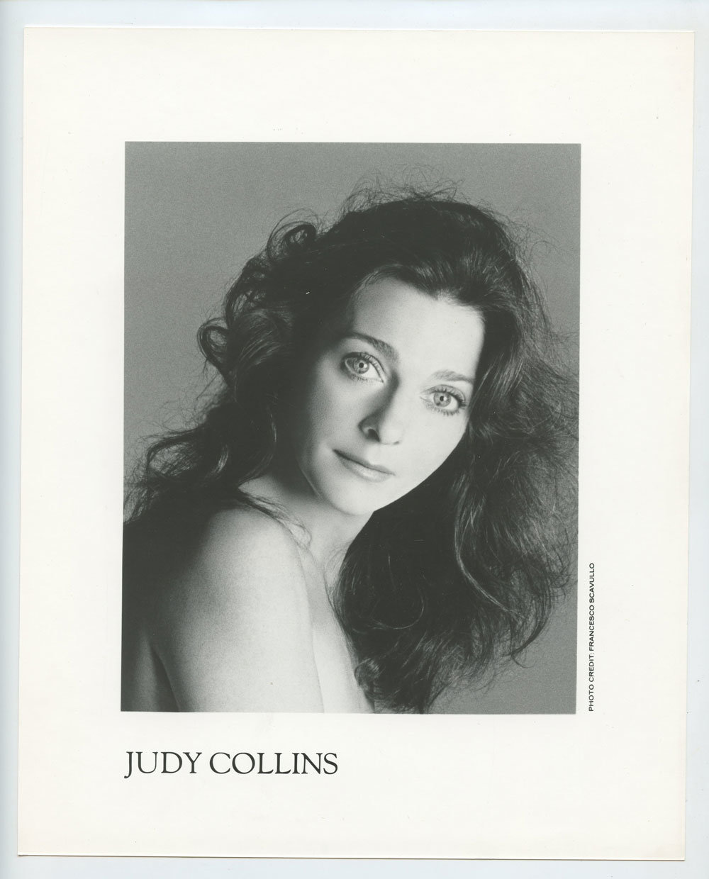 Judy Collins Photo 1988 San Francisco Davis Symphony Hall 