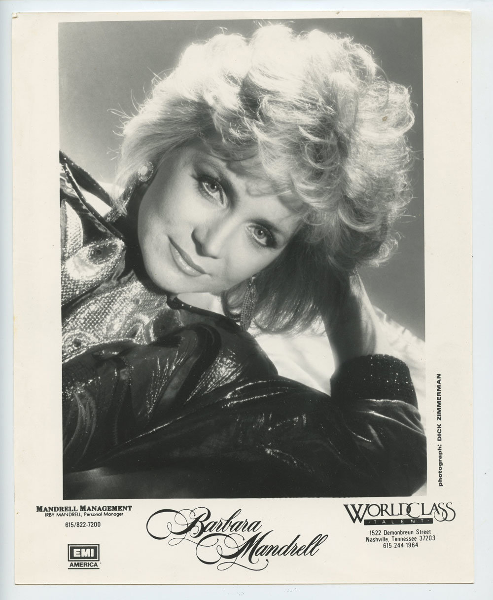 Barbara Mandrell Photo 1980s EMI Records