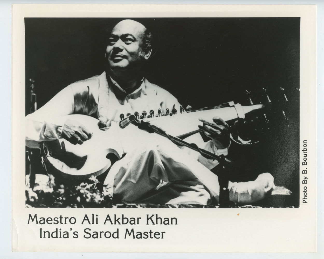 Ali Akbar Khan Photo 1987 Sep 13 San Francisco Trustee's Auditorium