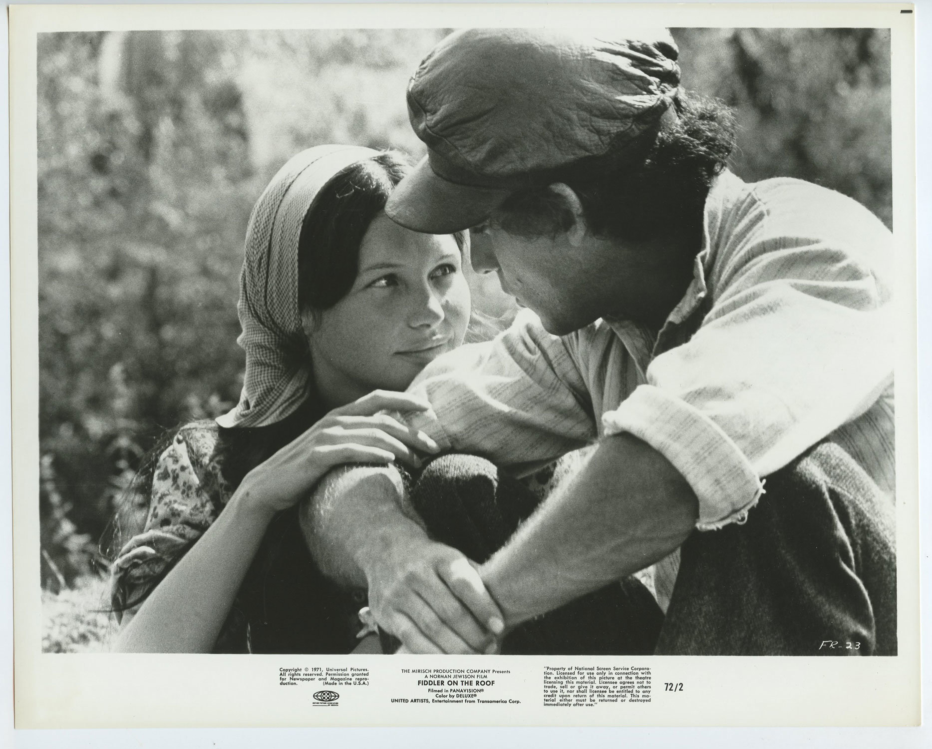 Michele Marsh Paul Michael Glaser Photo 1971 Fiddler on the Roof Original Vintage