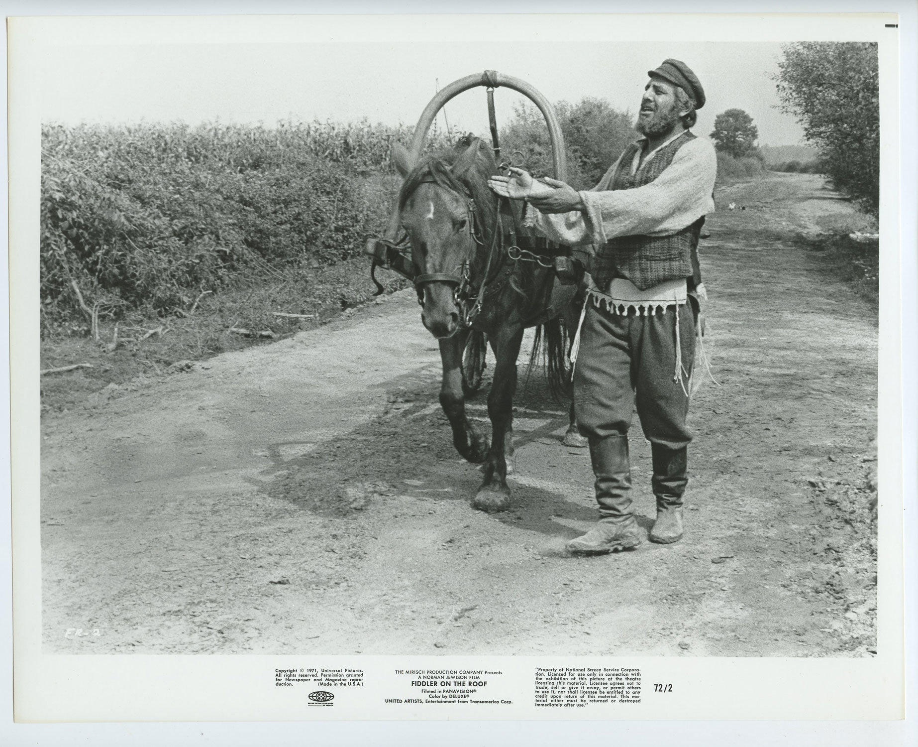 Topol Photo 1971 Fiddler on the Roof Original Vintage