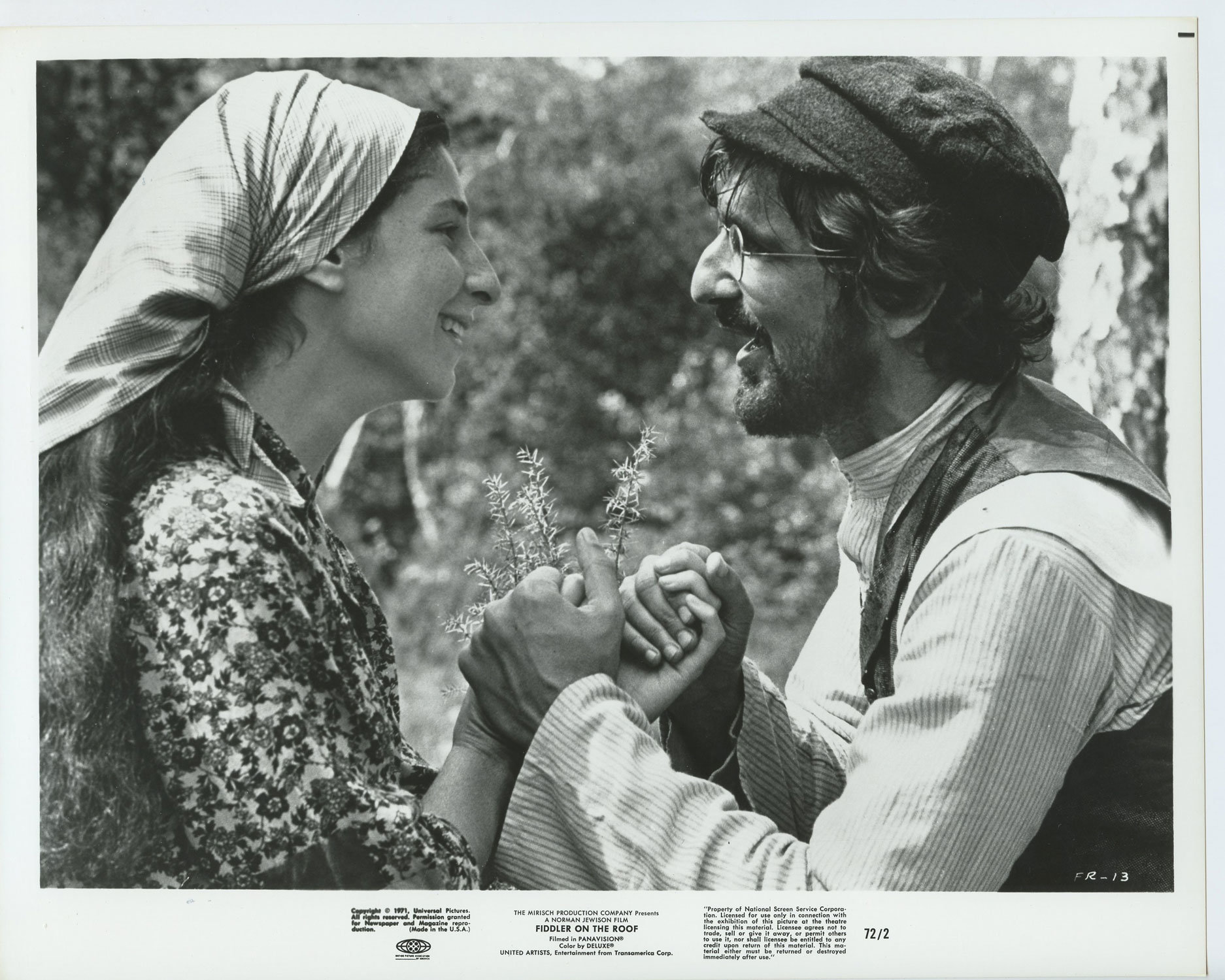 Rosalind Harris Leonard Frey Photo 1971 Fiddler on the Roof Original Vintage