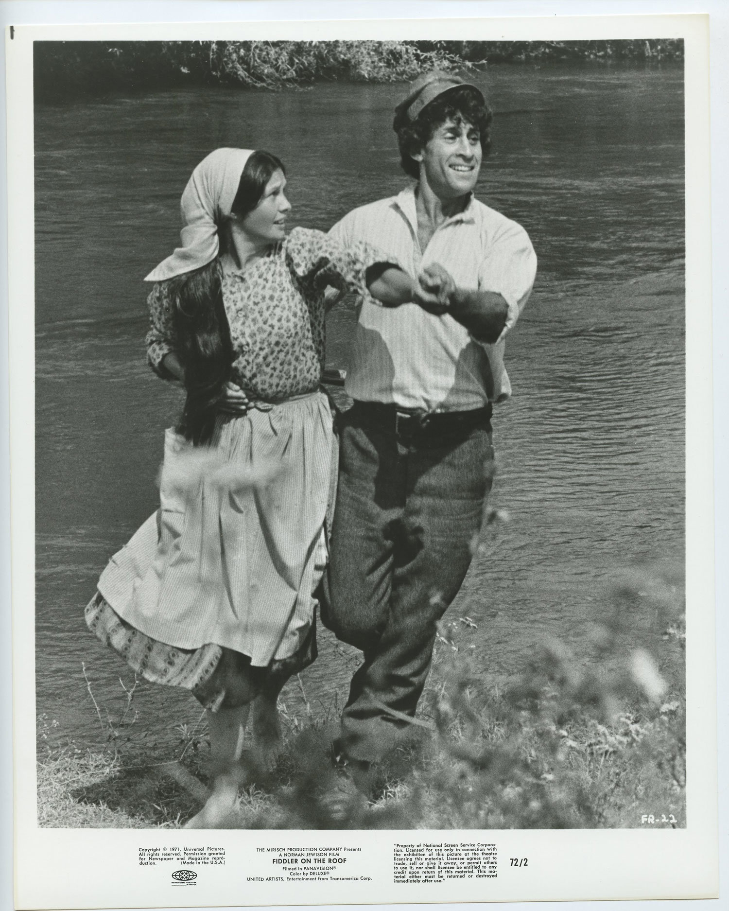 Michele Marsh Paul Michael Glaser Photo 1971 Fiddler on the Roof Original Vintage