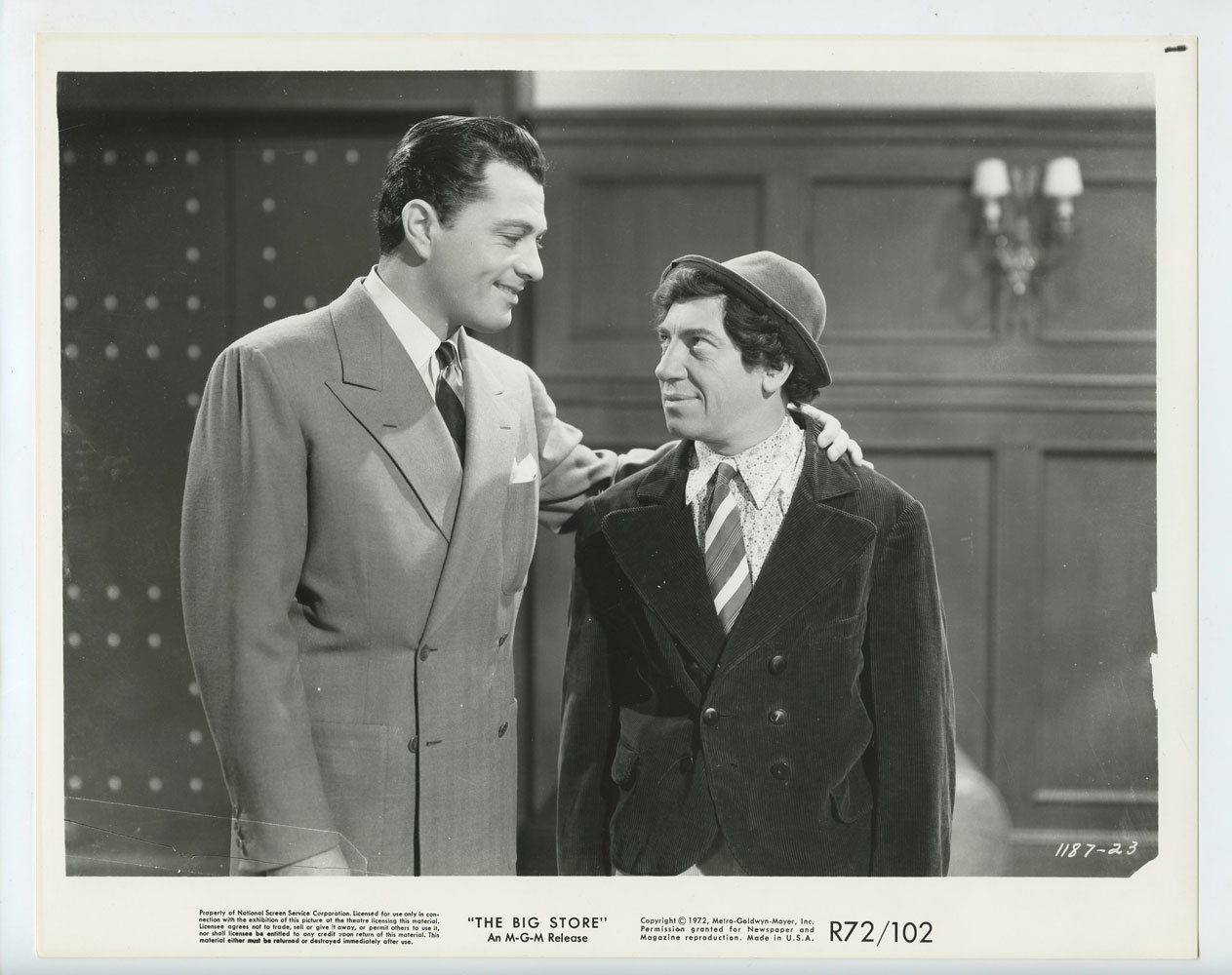 Chico Marx Tony Martin Photo 1941 The Big Store Original Vintage R72