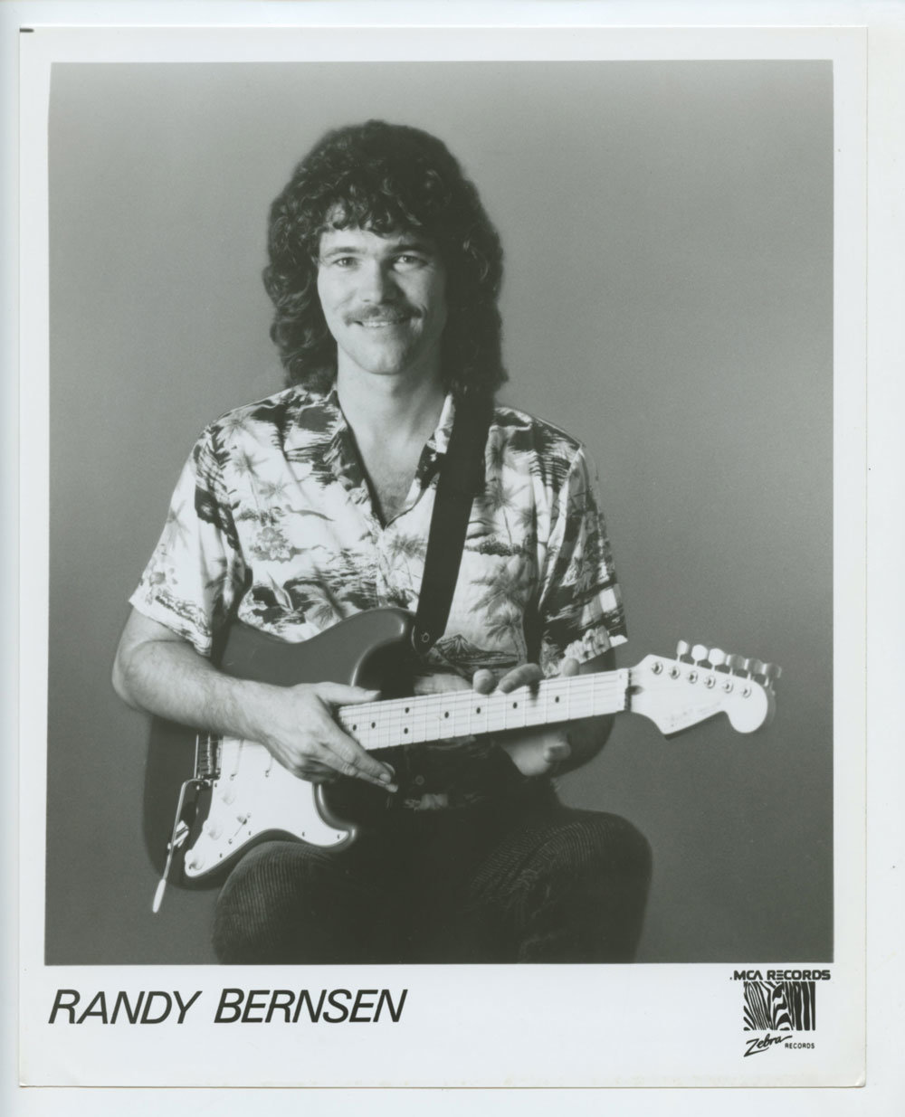 Randy Bernsen Photo 1980s Zebra Records