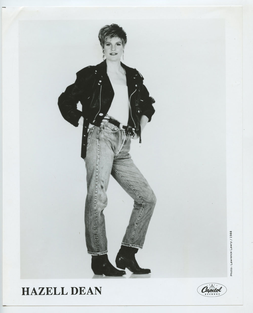 Hazell Dean Photo 1987 Publicity Promo Capitol Records
