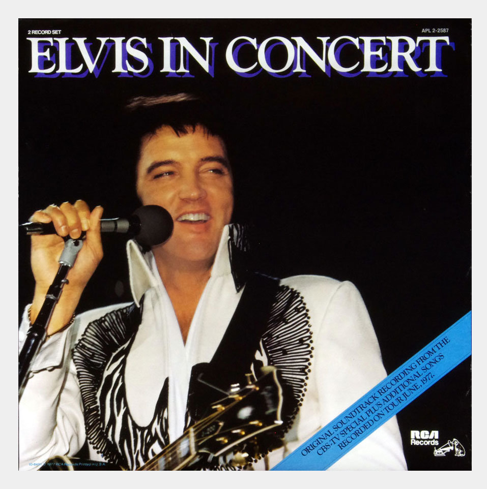 Elvis Presley Poster In Concert 1977 New Album Promo 22 x 22