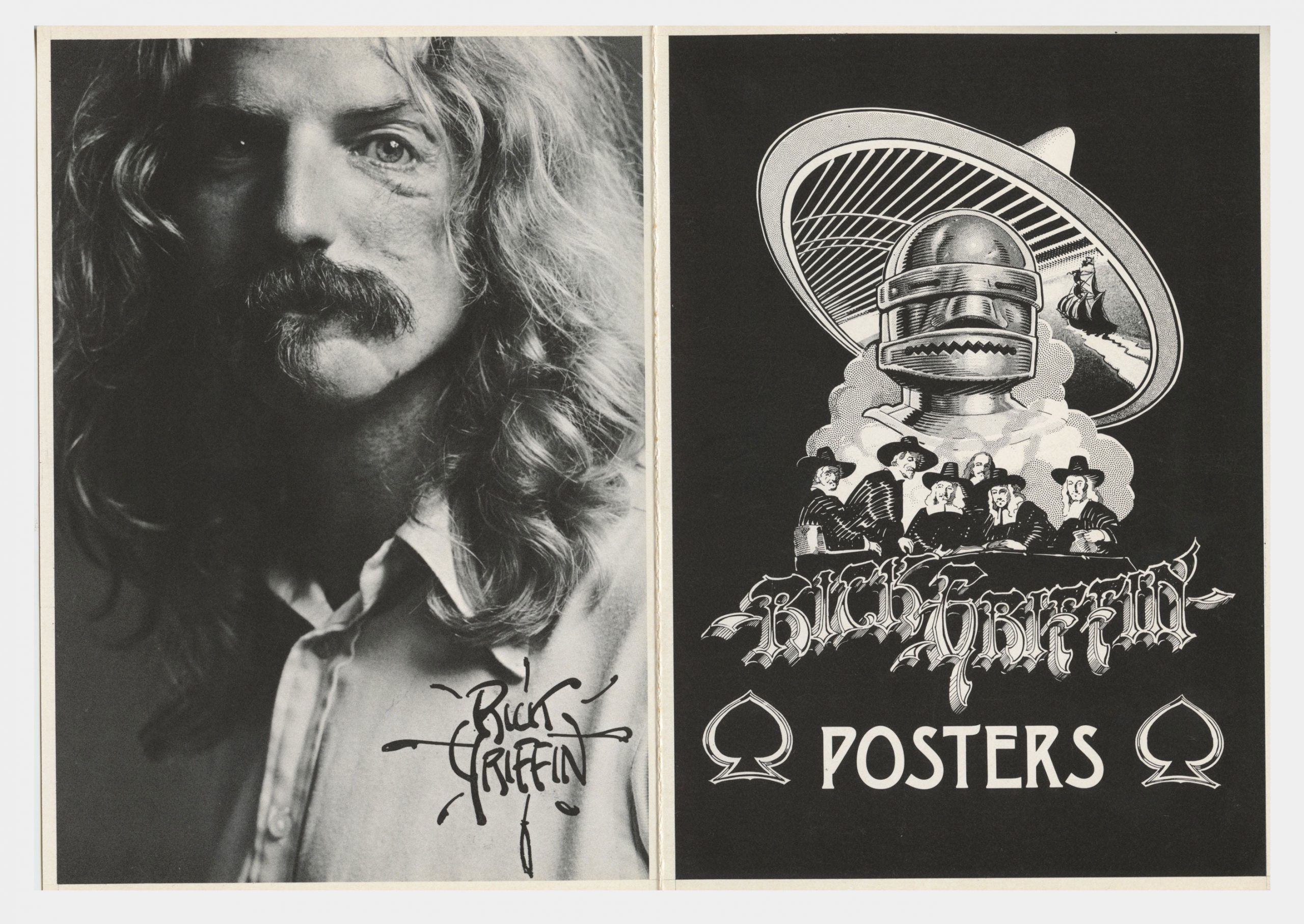 Rick Griffin Rock Handbill Posters 1976 London