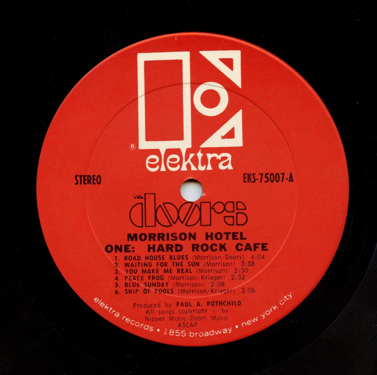 The Doors ‎Vinyl Morrison Hotel 1970