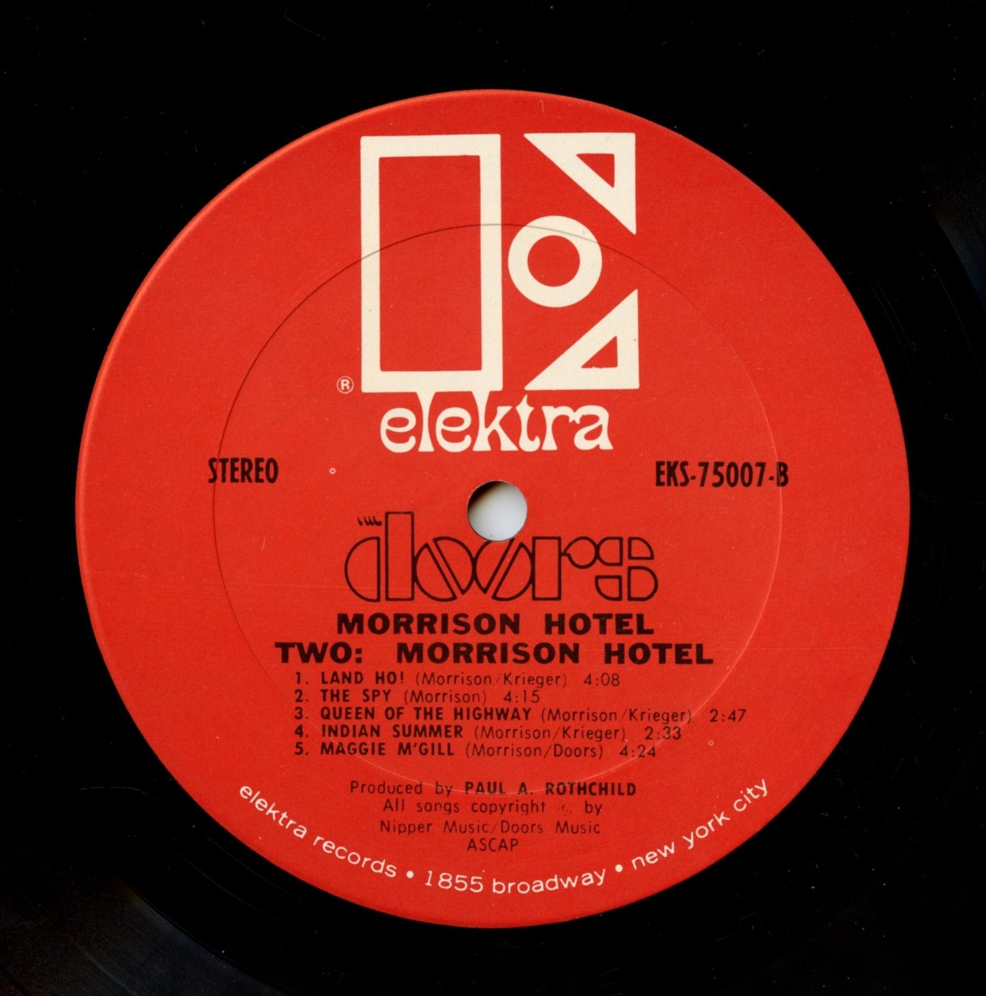 The Doors ‎Vinyl Morrison Hotel 1970