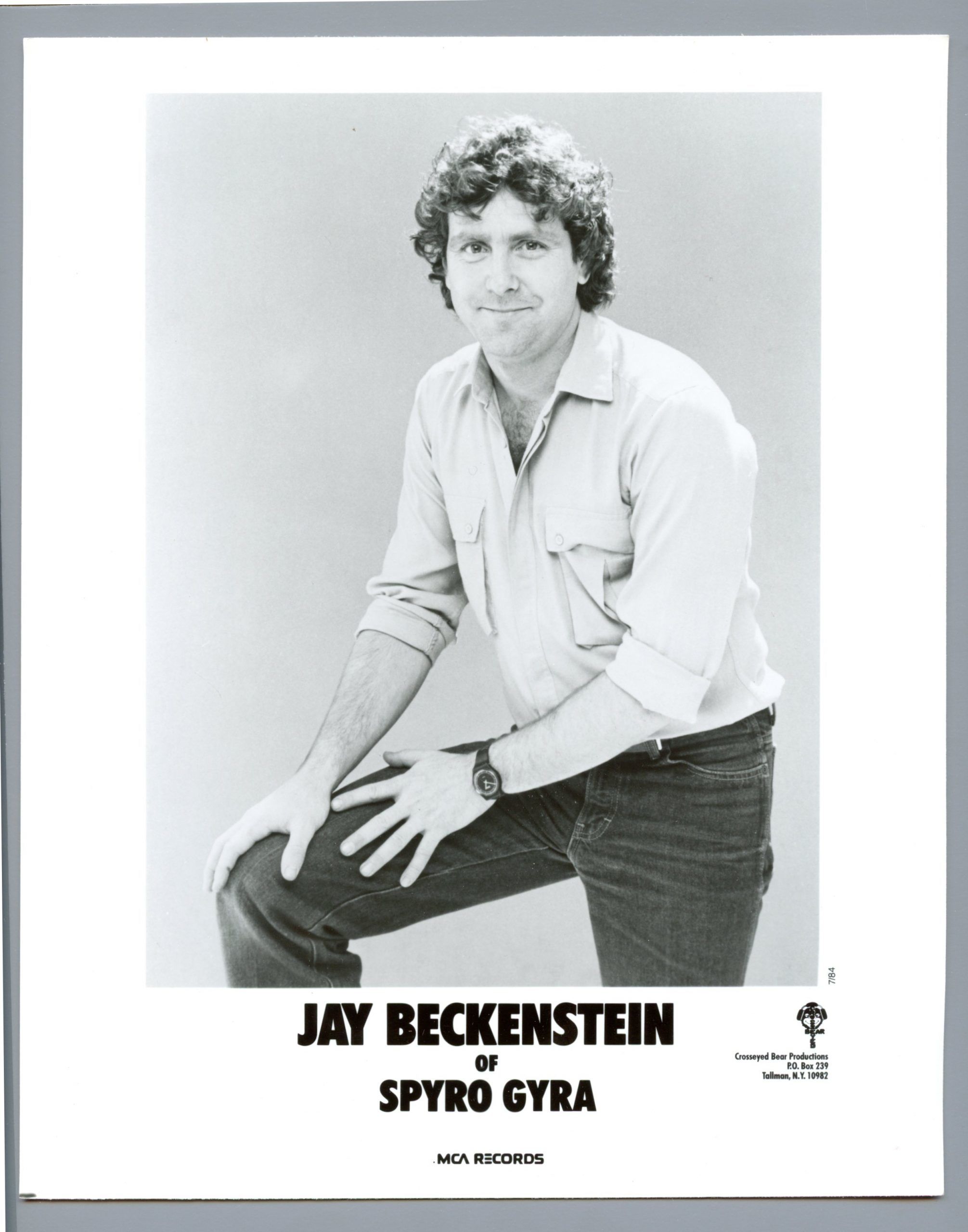 Jay Beckenstein Spyro Gyra Photo 1980s MCA Records