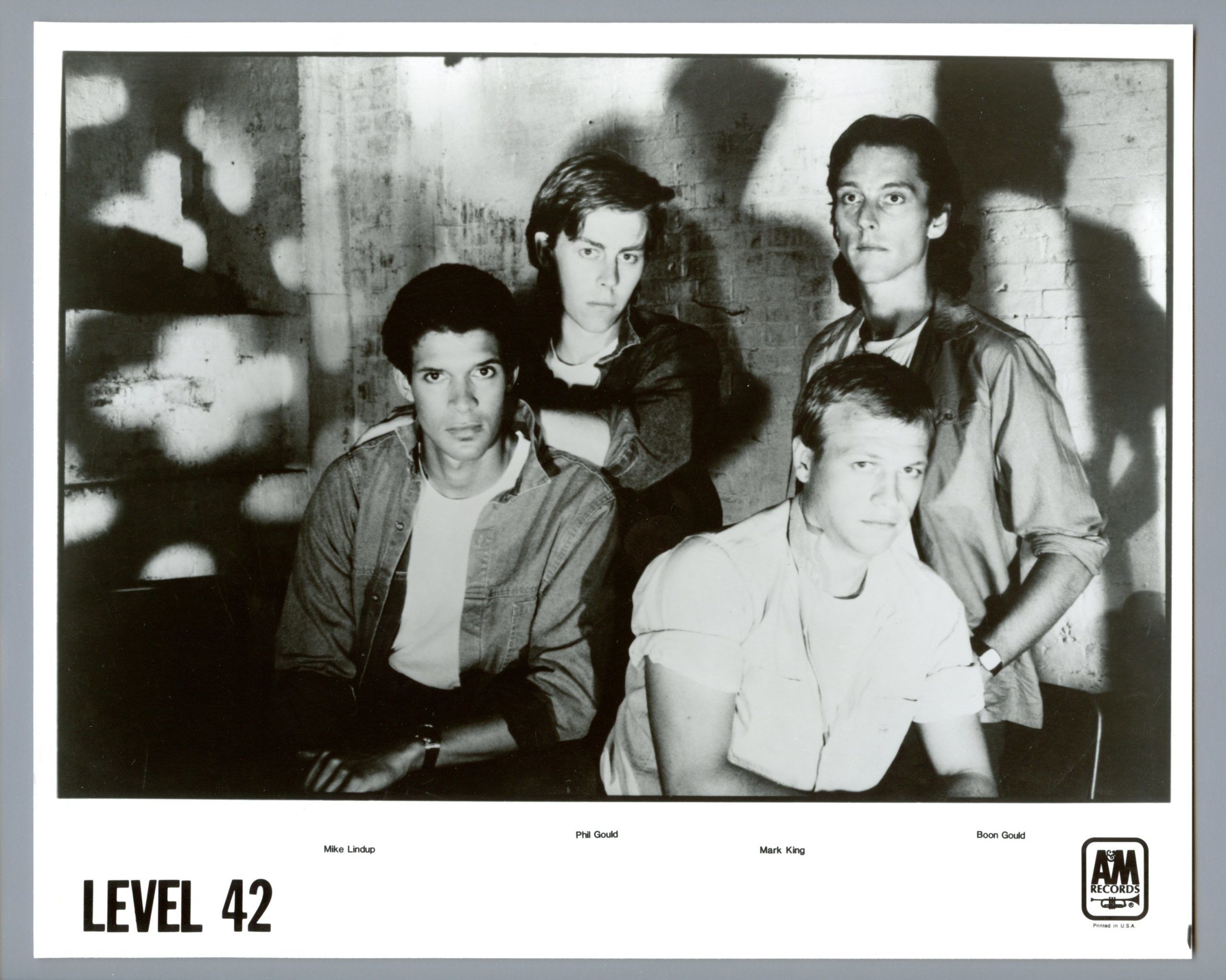 Level 42 Photo 1980s A&M Records