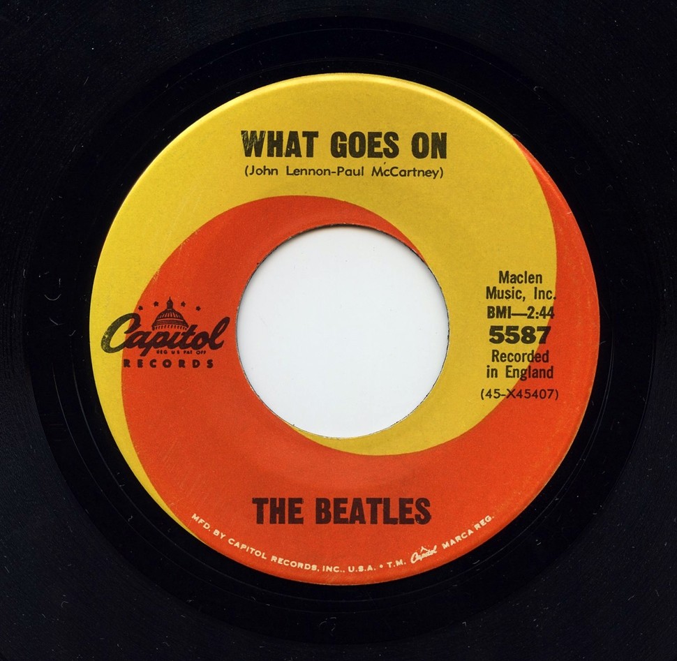 The Beatles Vinyl Nowhere Man / What Goes On 1966