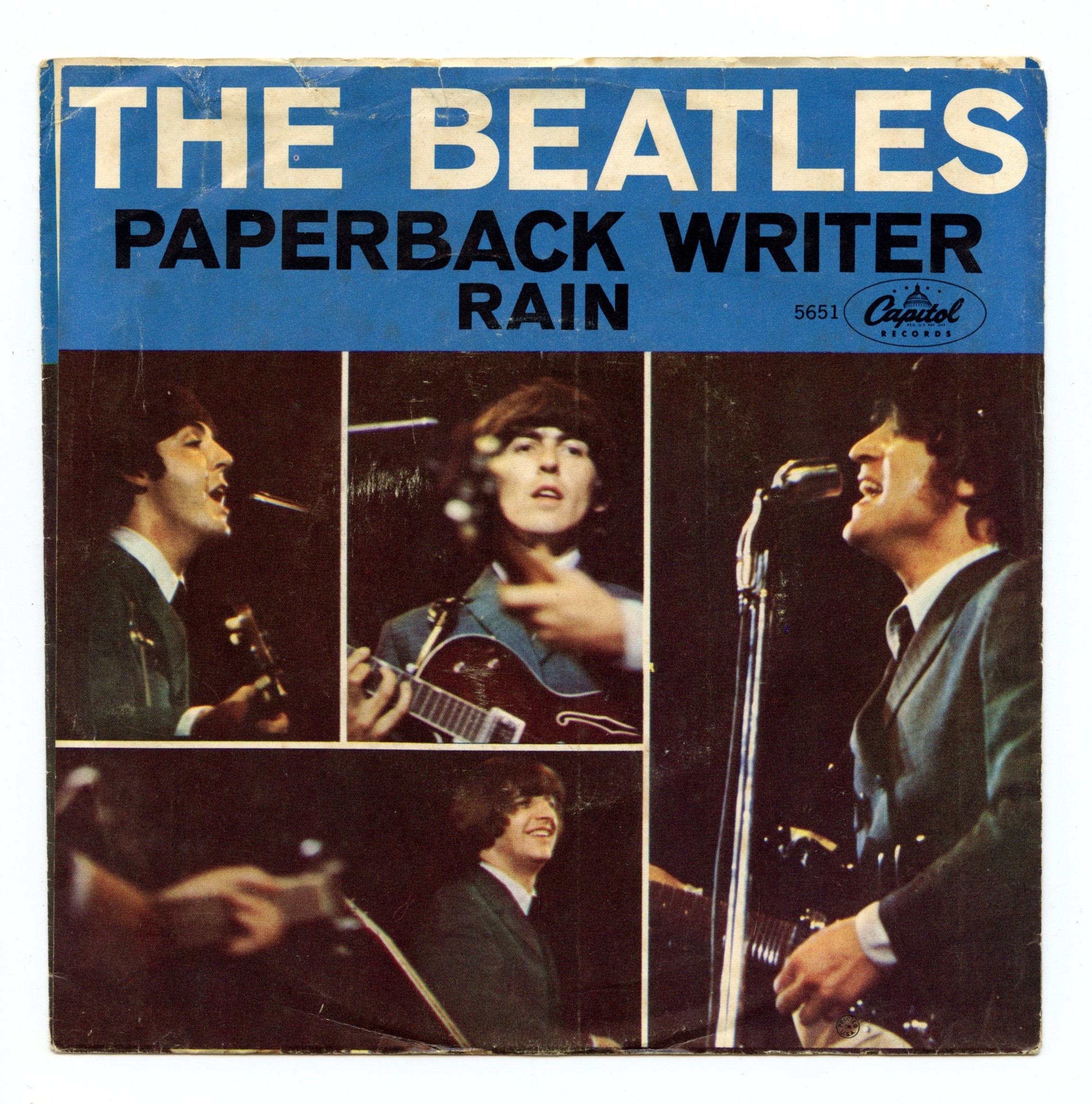 The Beatles Vinyl Paperback Writer / Rain 1966