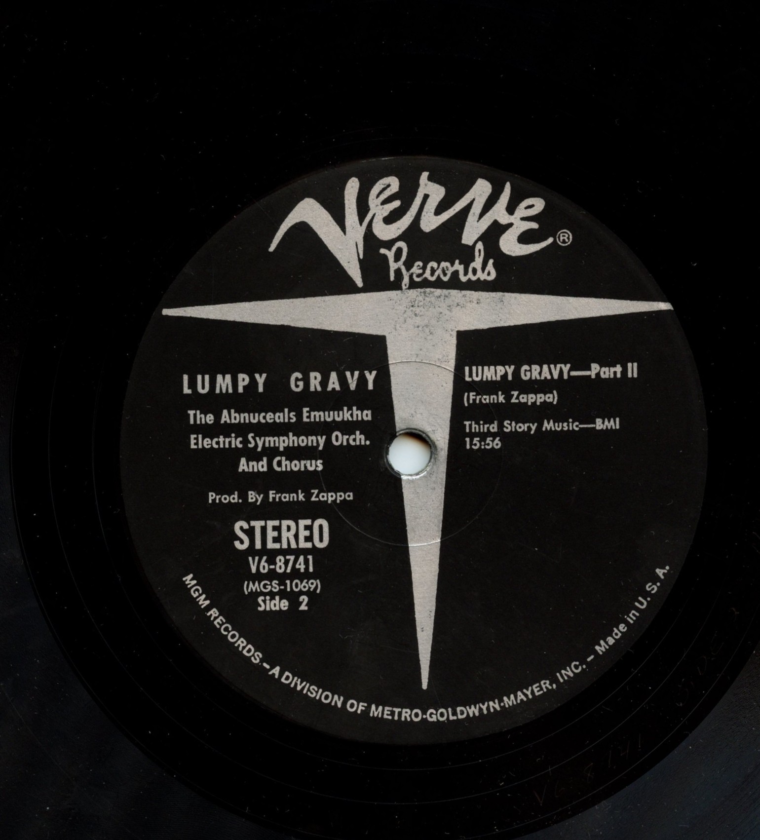Francis Zappa Vinyl Lumpy Gravy 1968 w/ The Abnuceals Emuukha Electric Orchestra & Chorus