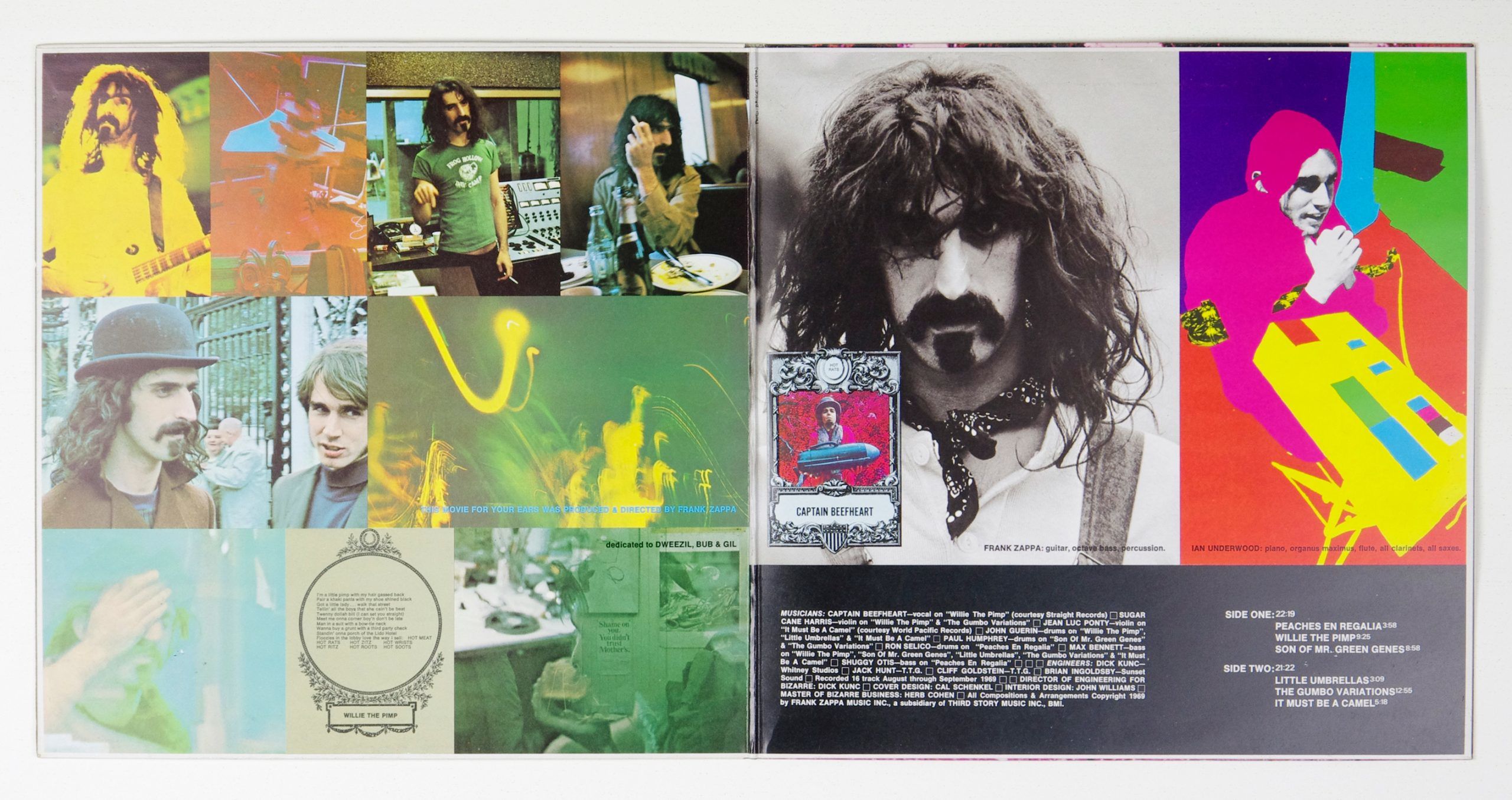 Frank Zappa Vinyl Hot Rats 1970