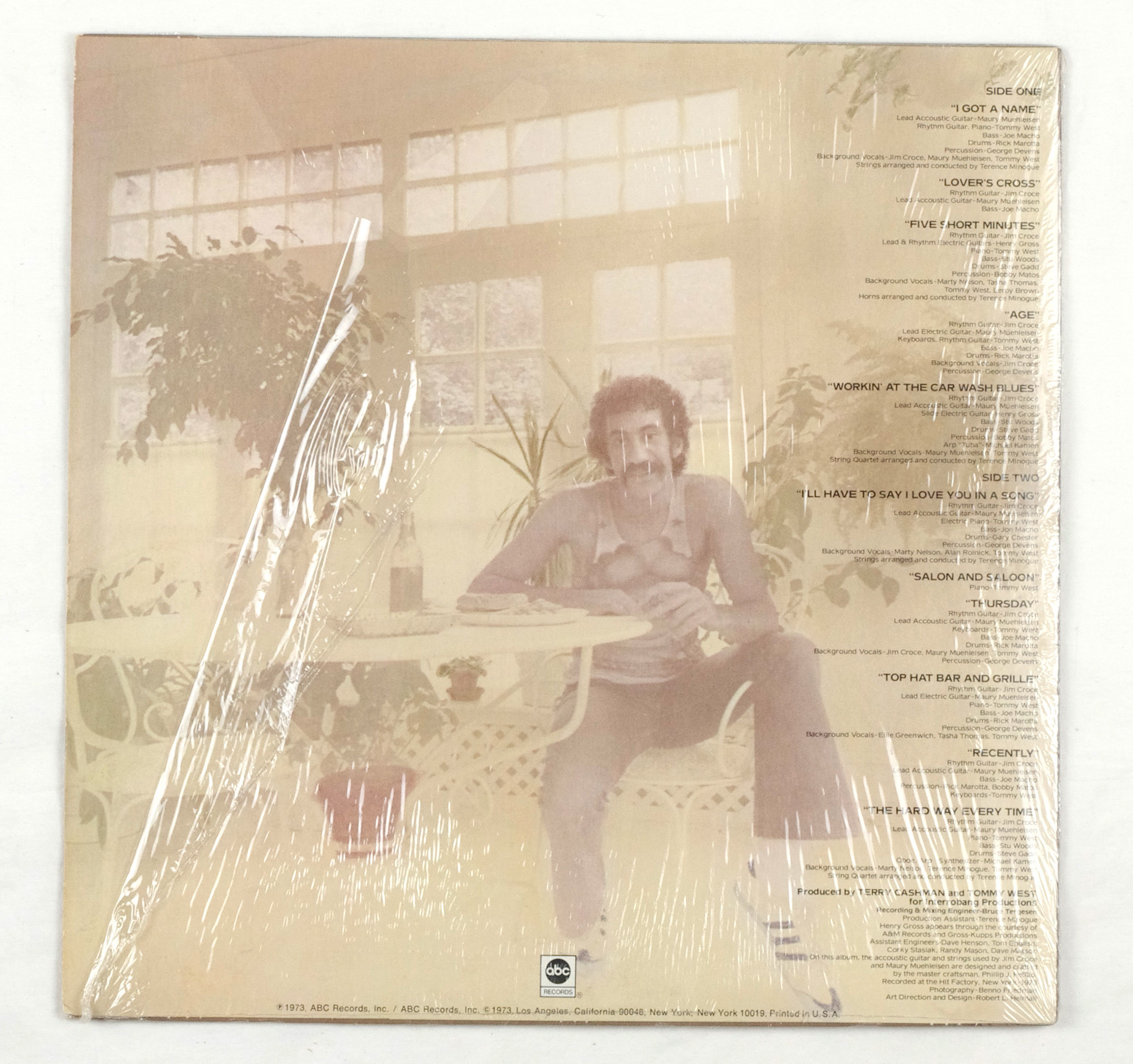 Jim Croce ‎Vinyl I Got A Name 1973