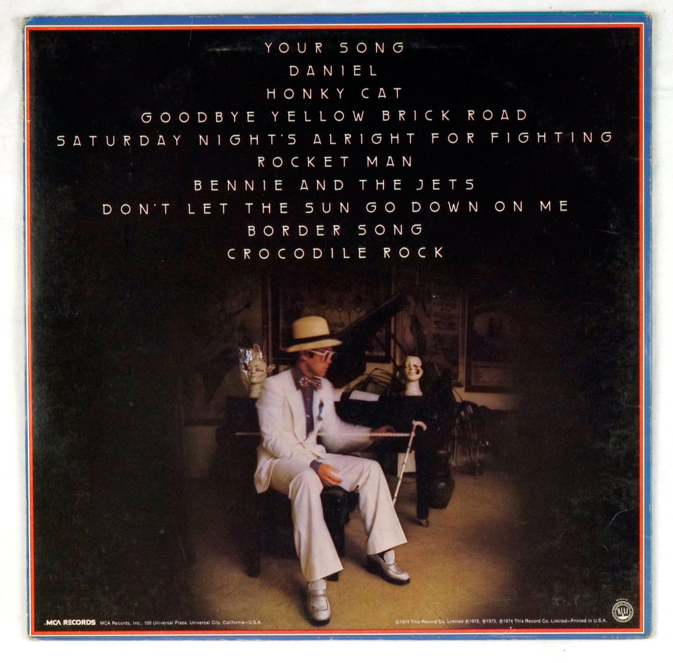 Elton John ‎Vinyl Greatest Hits 1974