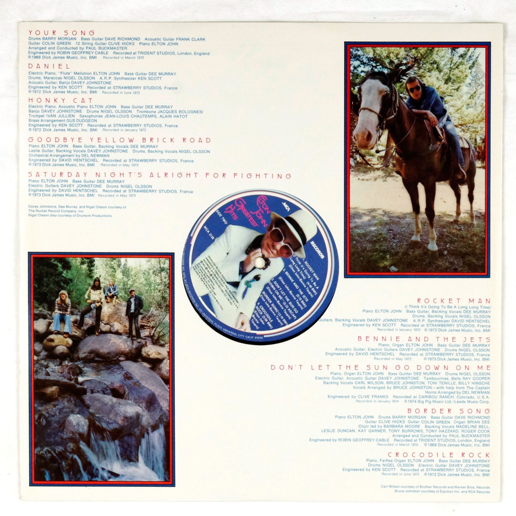 Elton John ‎Vinyl Greatest Hits 1974