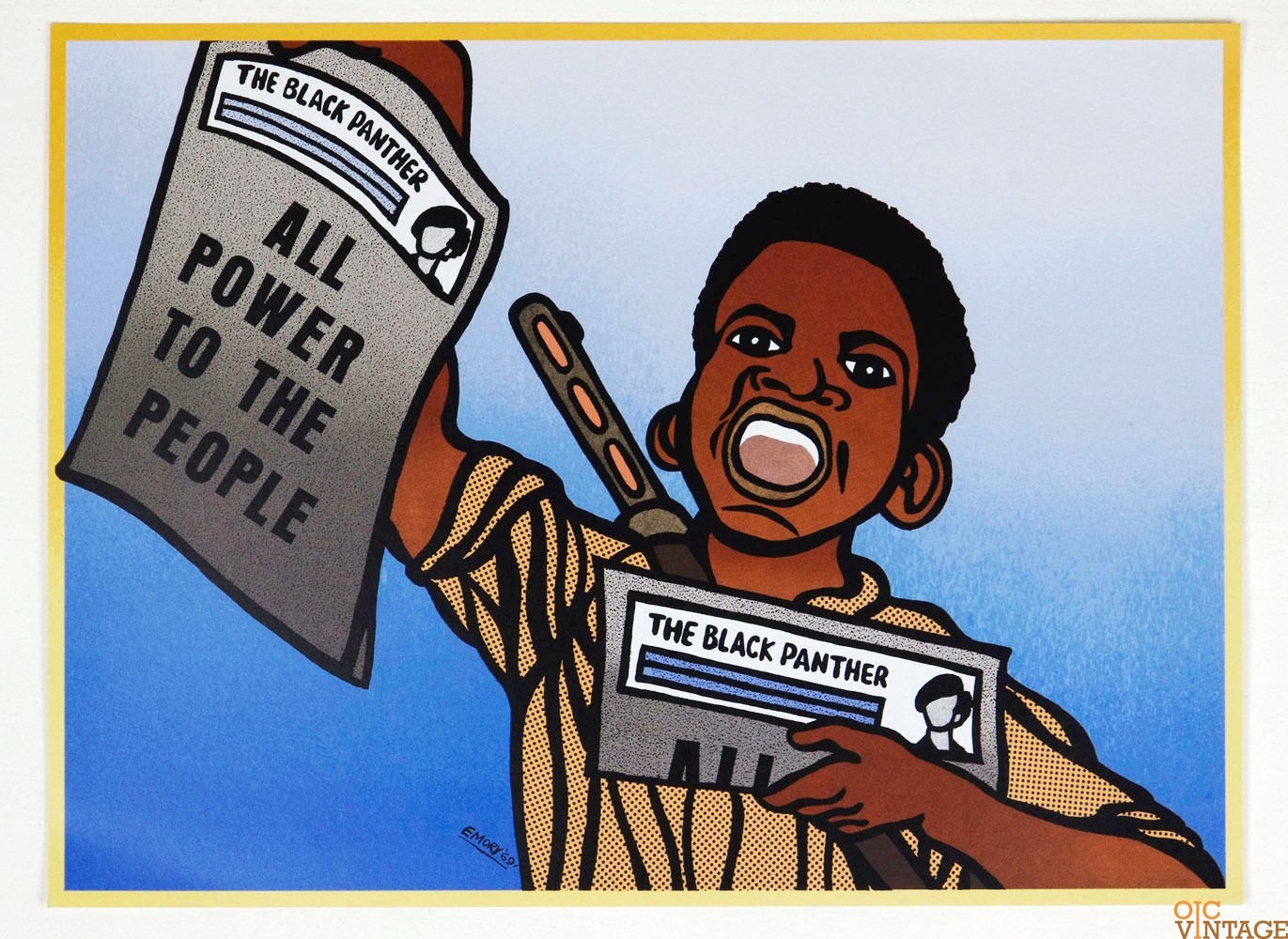 All Power to the People Poster 1969 March 19 Emory Douglas