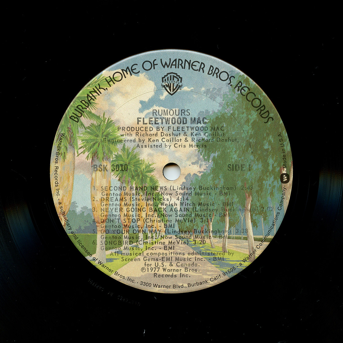 Fleetwood Mac ‎Vinyl Rumours 1977