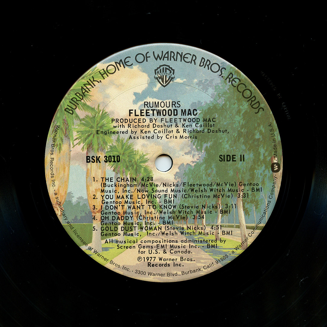 Fleetwood Mac ‎Vinyl Rumours 1977