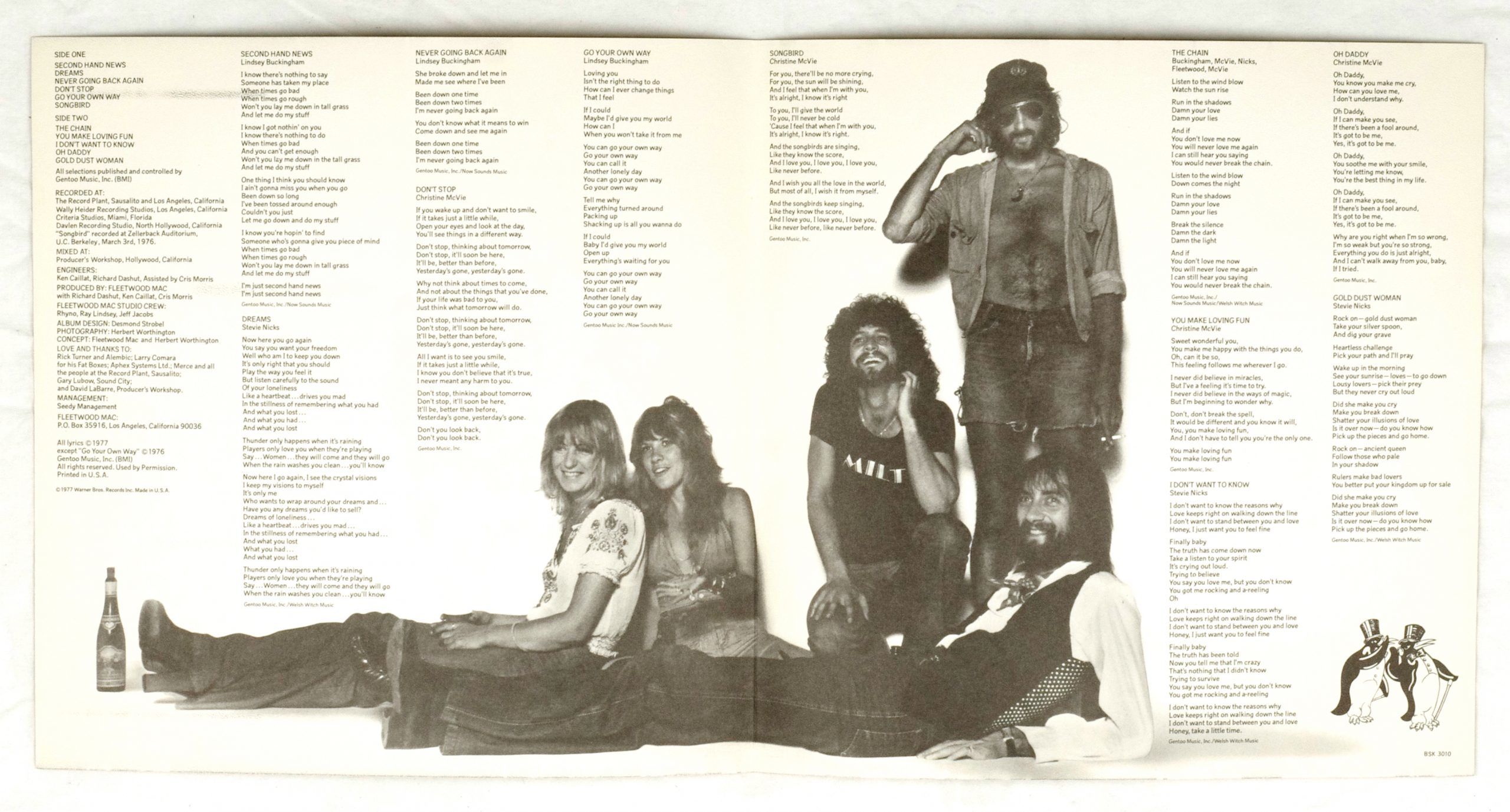 Fleetwood Mac ‎Vinyl Rumours 1977