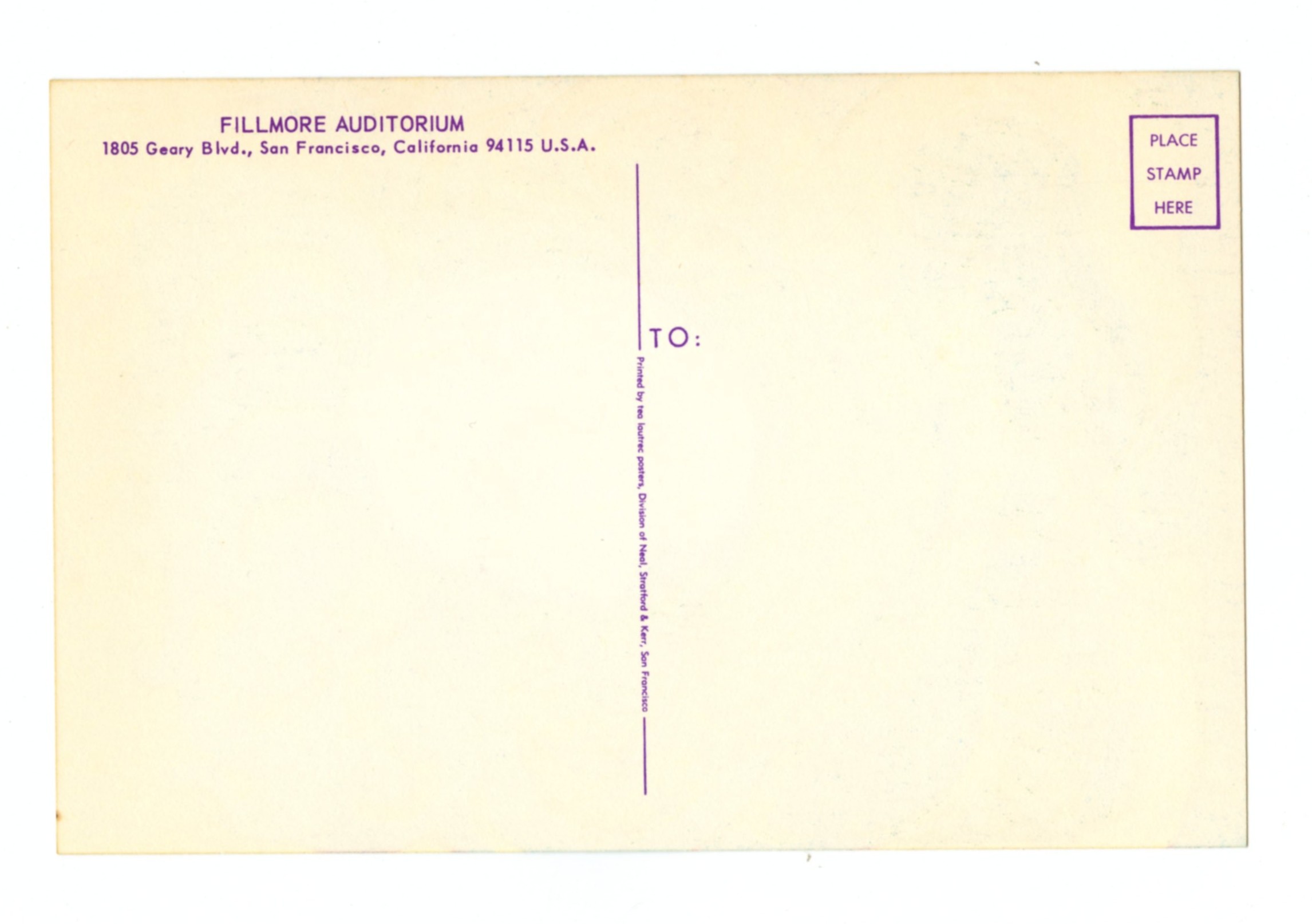 BG  76 Postcard Muddy Waters Buffalo Springfield 1967 Aug 1