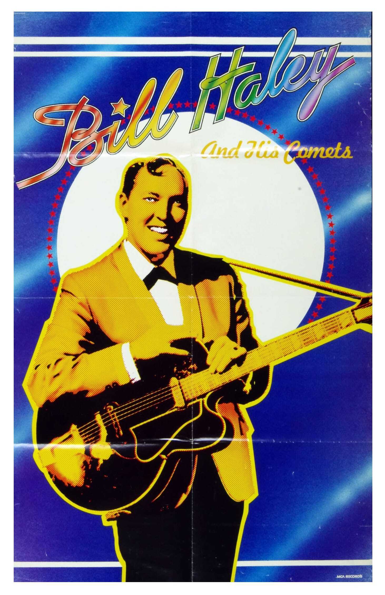 Bill Haley Poster 1974 Rock Around The Clark Album Promotion