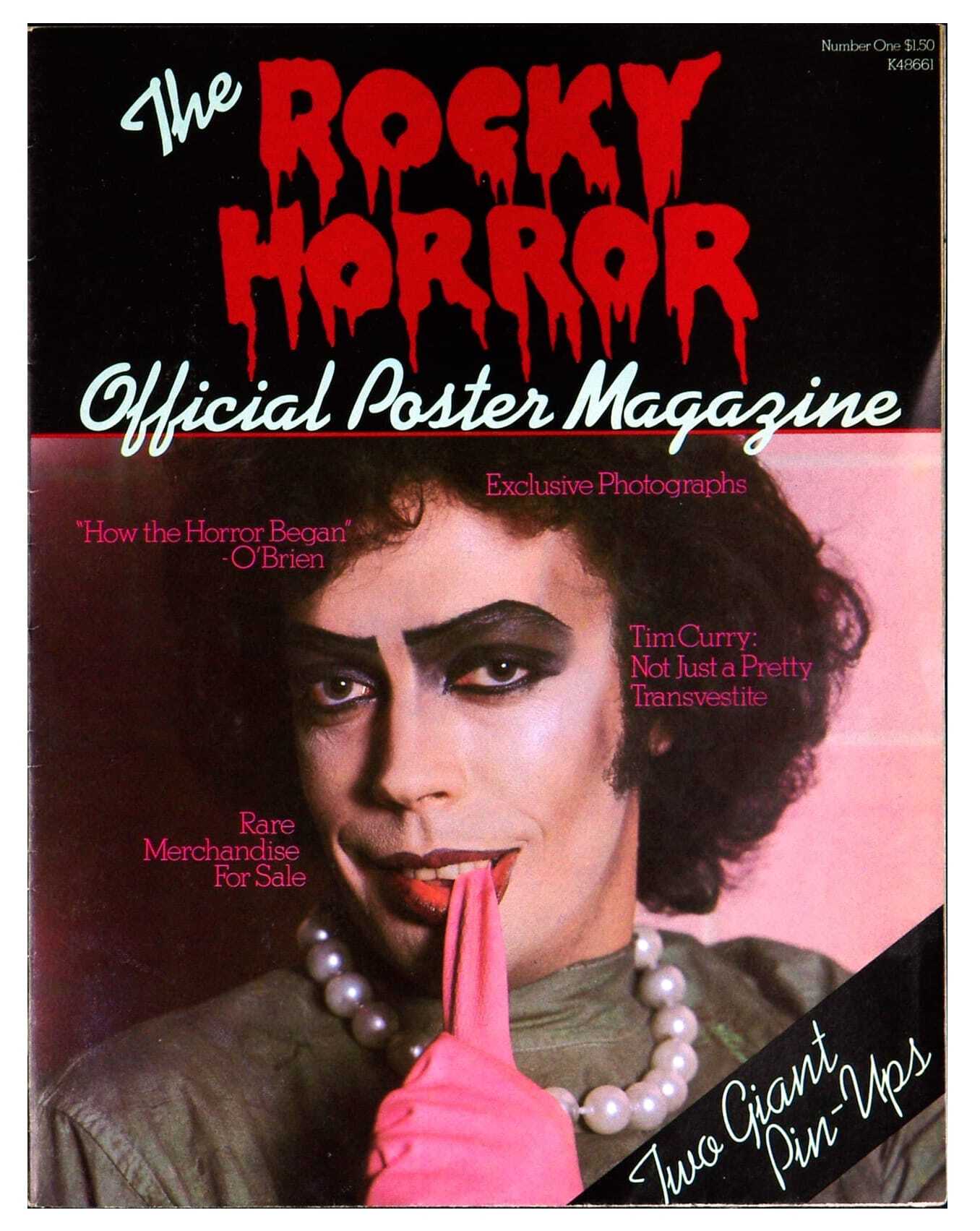 Rocky Horror Poster Official Magazine 1979