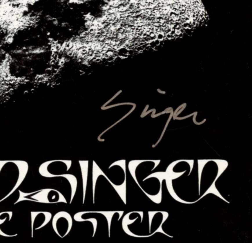 David Singer signed Postcard 1971 San Francisco Exhibition Promotion