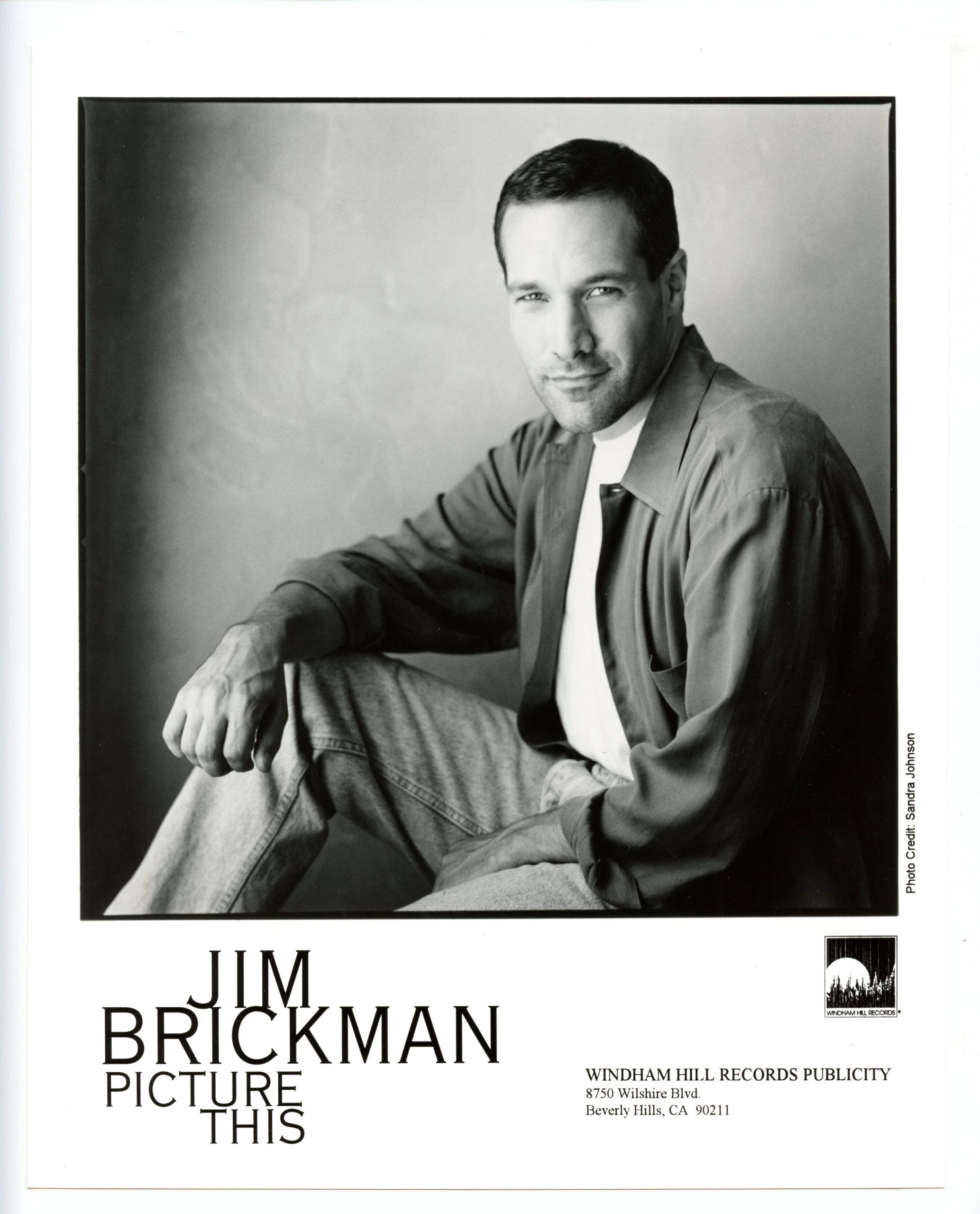 Jim Brickman Photo 1990s Windham Hill Records