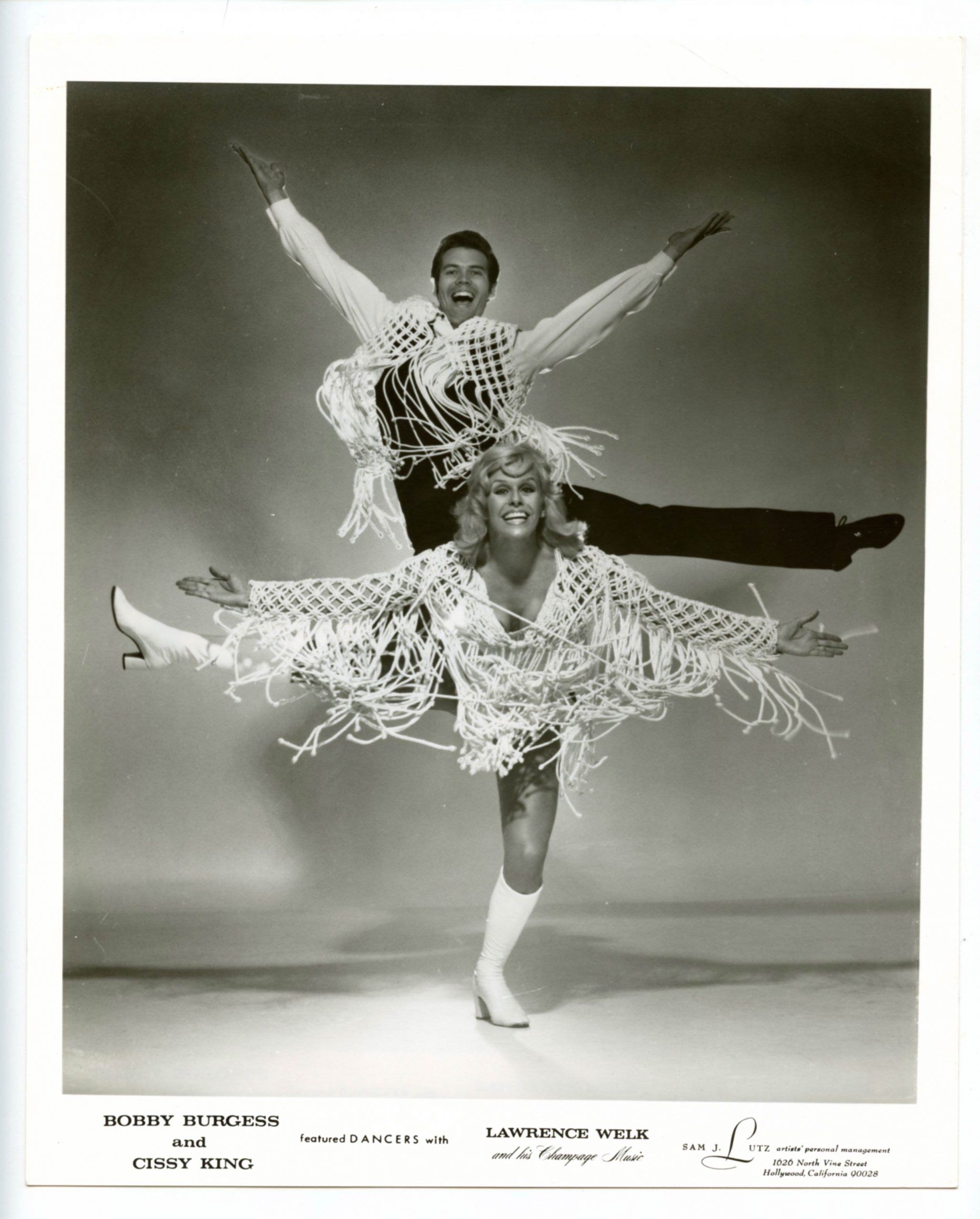 Bobby Burgess and Cissy King Photo 1960s Lawrence Welk Show 