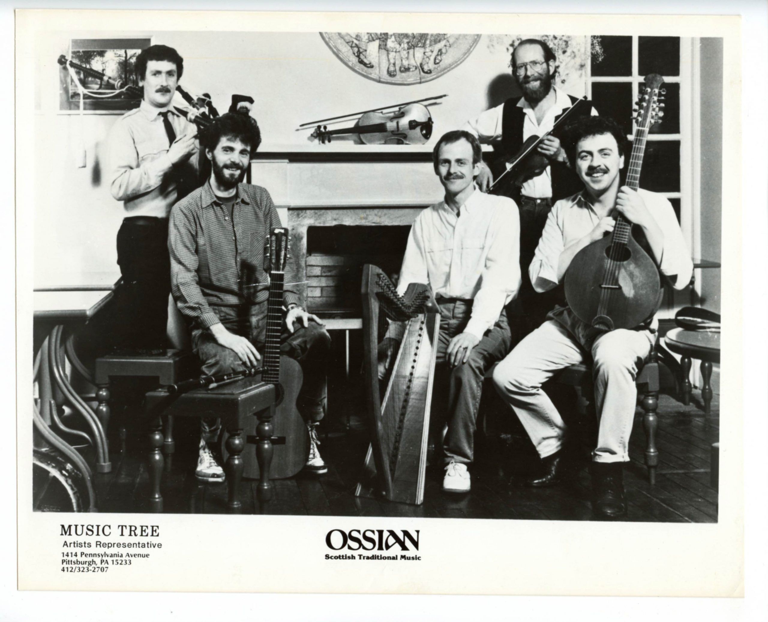 Ossian Photo 1980s Publicity Promotion