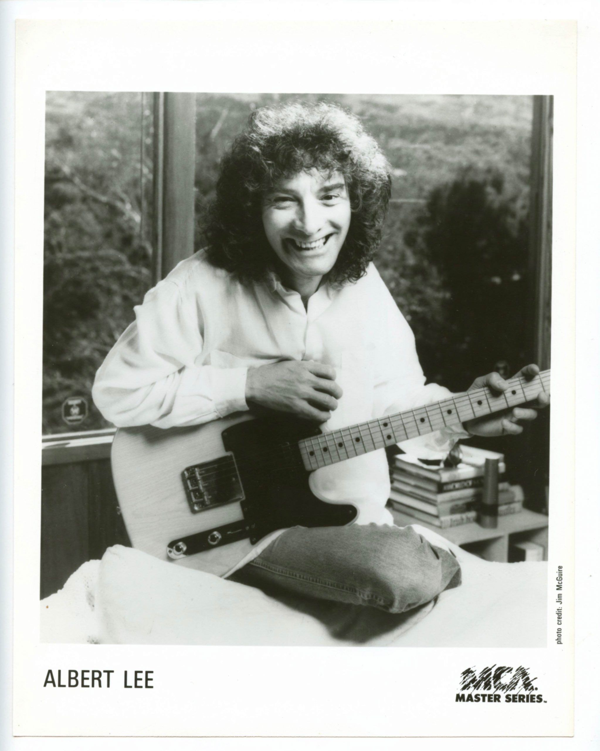 Albert Lee Photo 1980s MCA Records